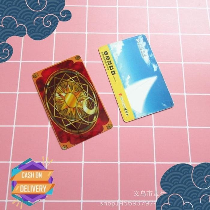 

[Ready] Picl Sticker Atm Kartu Clow Card Stiker Cardcaptor Sakura Anime E.Cos