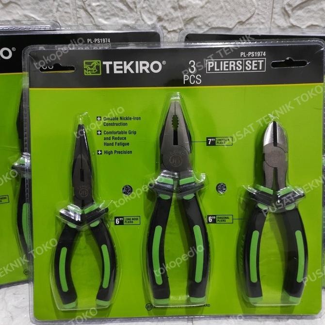 Paket Tang Tekiro Tang Kombinasi Lancip Potong Tekiro