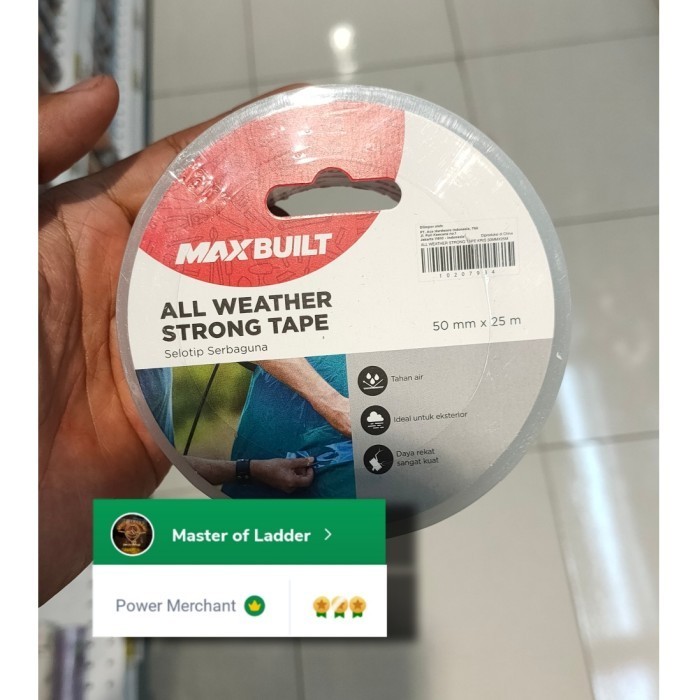 

Kris Lakban Outdoor Tahan Cuaca Tahan Air/Lakban All Weather 5X25 Mtr