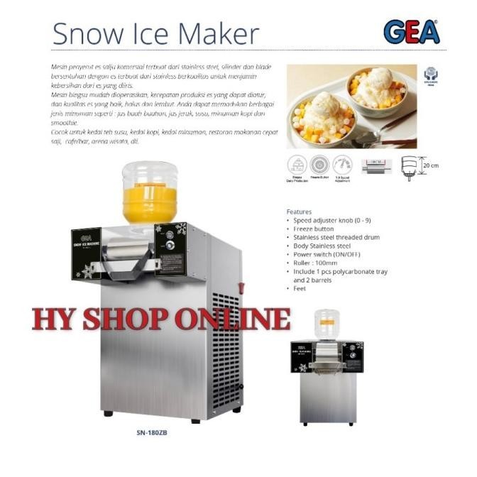 [Ready] Gea Sn-180Zb Snow Ice Maker