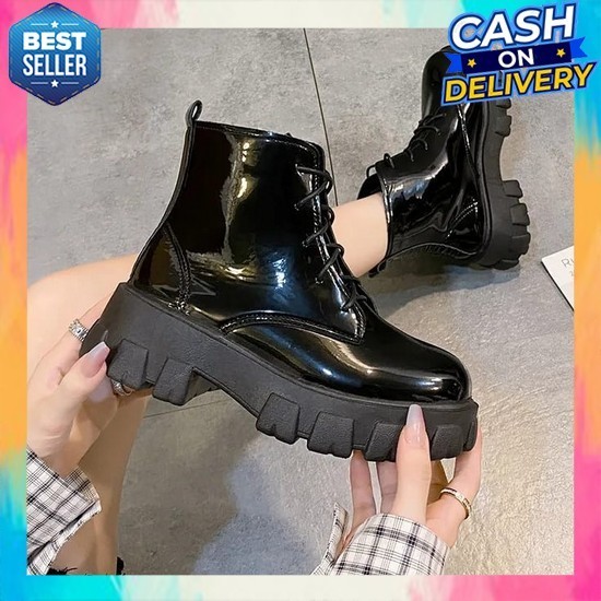 Sepatu Sapatu Boots Hak Tinggi Boot Cantik Wanita Terbaru Fashion Cewek Sneakers Casual Boot Women K