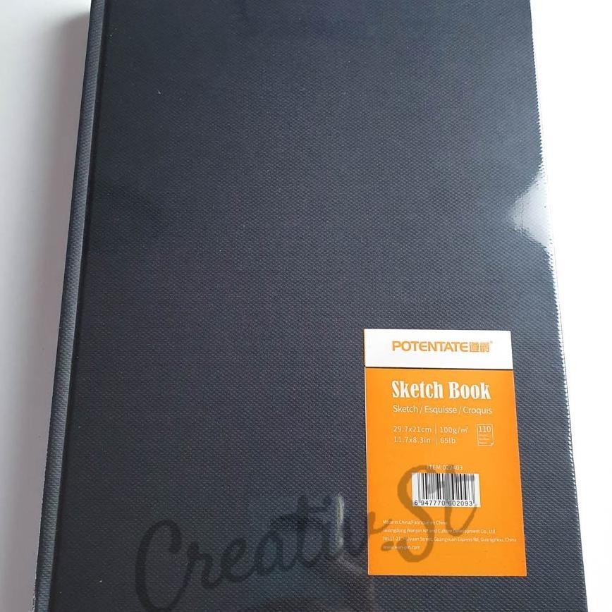

Potentate Hardcover Bla Sketchbook A4 110 Sheets 100 Gsm 21 Cm X 29.7 Cm Buku Sketsa