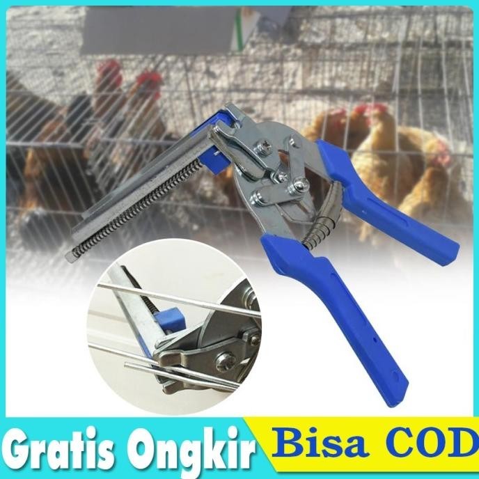 Alat Pengikat Staples Tang Kandang Kelinci Ayam + 600 M Ring Staples