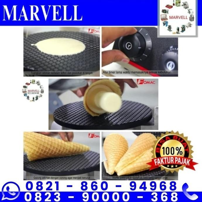 [New] Mesin Pembuat Cone Ice Cream Fomac Cnb-Tcb1 Garansi
