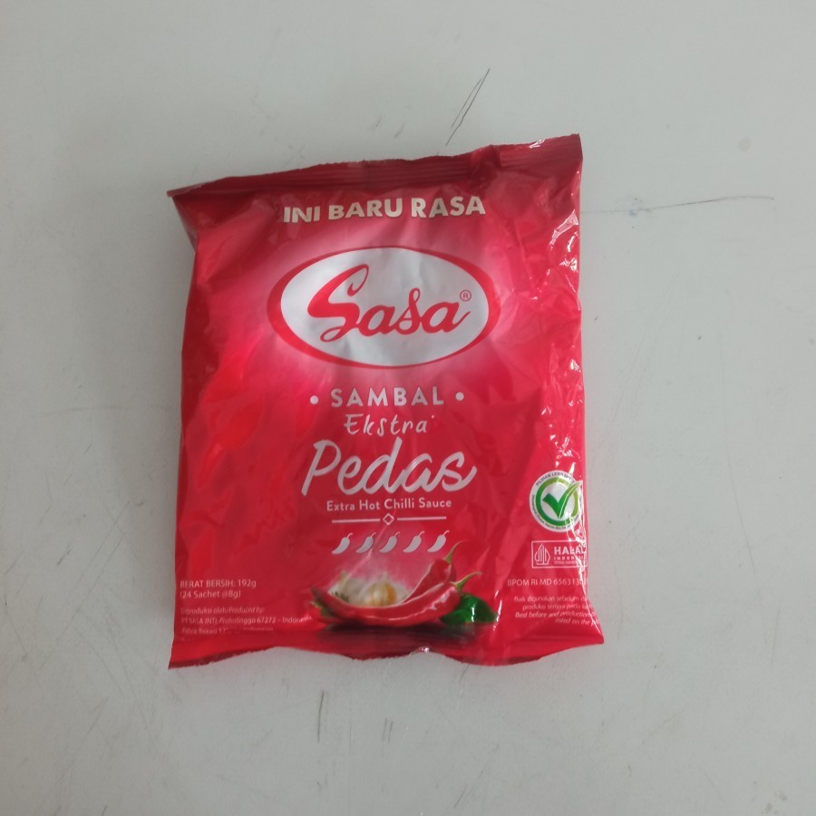 

Sasa Saus Extra Hot Isi 24 Sachet