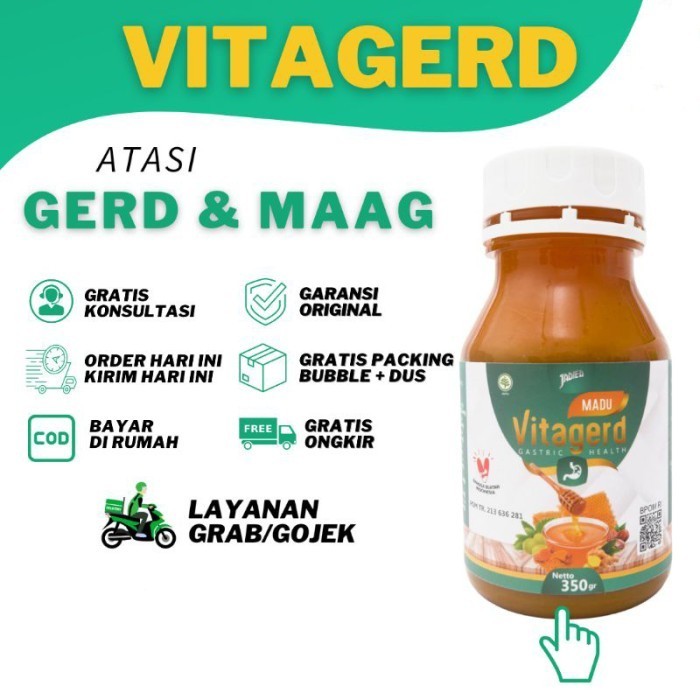 

Ready madu vitagerd original - madu untuk gerd