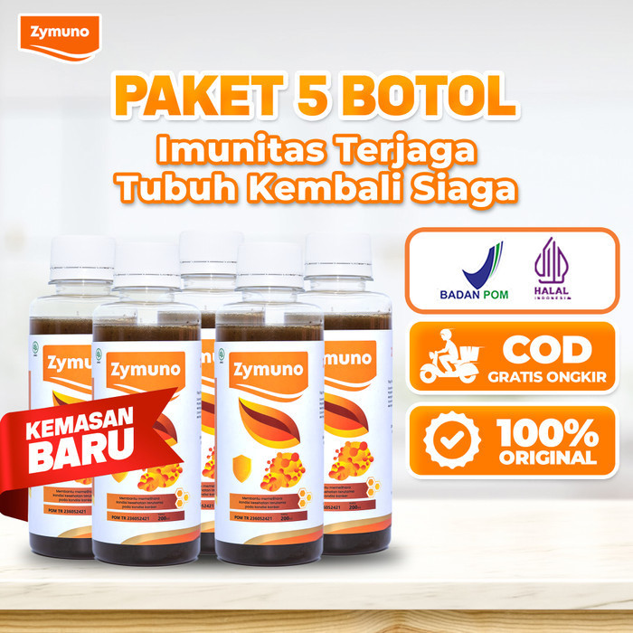 

Ready Zymuno paket 5 Box - Penambah Sistem Kekebalan Tubuh 100% Alami