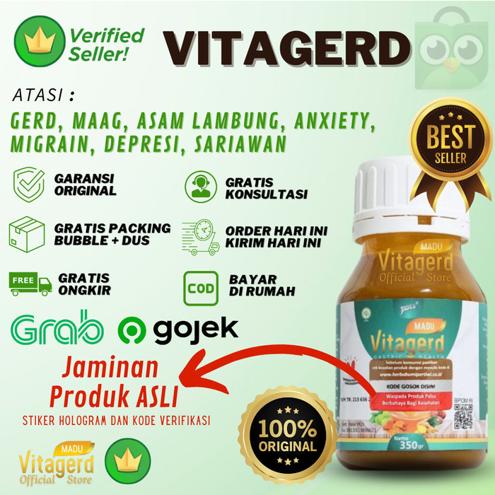 

Ready MADU VITAGERD MADU ASAM LAMBUNG OBAT GERD 3X LEBIH AMPUH