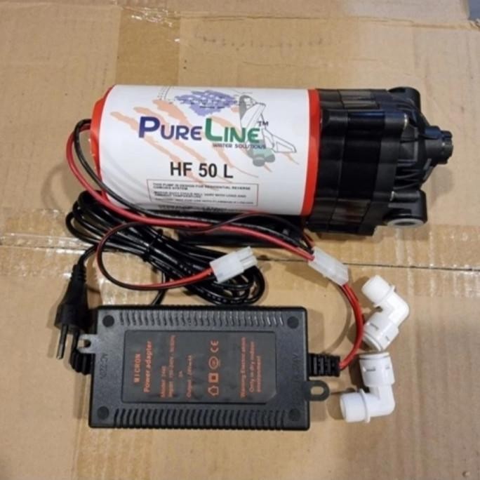 [Ready] Booster Pump 500 Gpd/24V, 4A Pompa Booster Ro 500Gpd