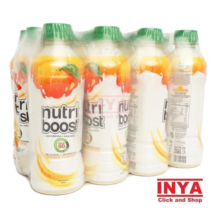 

Nutri Boost Orange Flavour 12x300ml - Minuman Rasa Jeruk - Soft drink