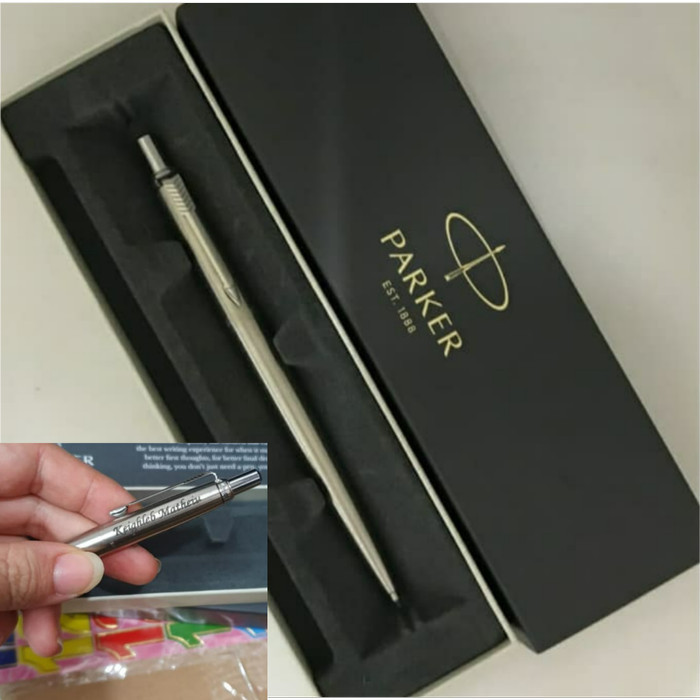 

Ready PULPEN PARKER JOTER ORIGINAL GRATIS GRAFIR NAMA ANDA