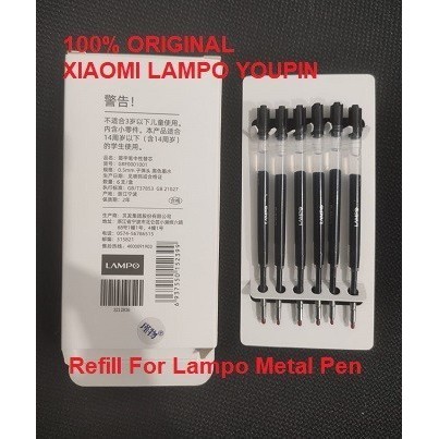 

Ready XIAOMI Refill for Lampo Metal Pen Original isi 6pc ori 100%