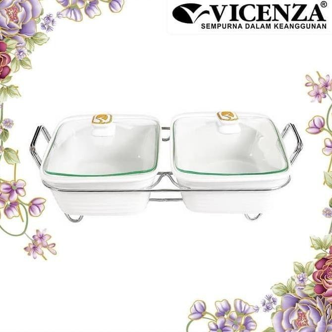 [Promo] Mangkok Saji Double Food Warmer Vicenza W755