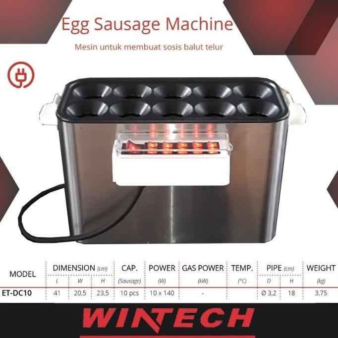 [Ready] Getra Et-Dc10 Mesin Sostel Listrik 10 Lubang Original Garansi Resmi