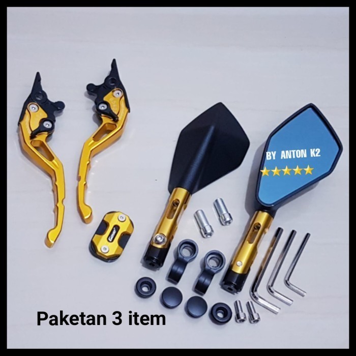 Paketan 3 Item-Spion Tomok Variasi Motor Aerox 155/Aerox 155 New/Lexi