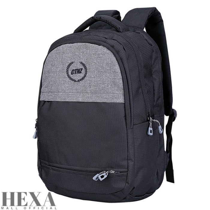 Tas Ransel Backpack Sekolah Kerja Pria Cowok Hitam Original Mode Eiger