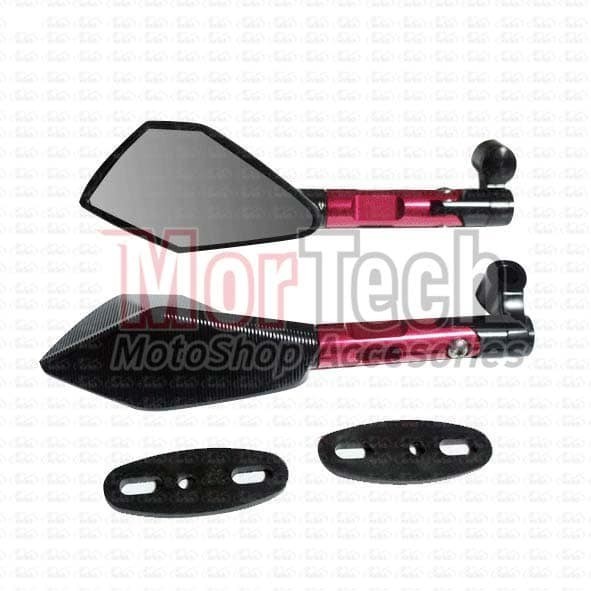 Aksesoris Kaca Sepion Spion Variasi Motor V2 Cnc Mio M3 - Soul Gt 125