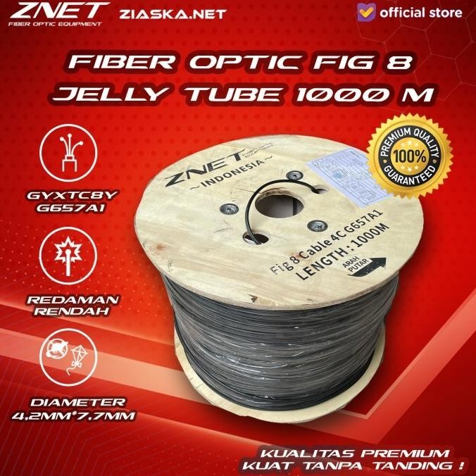 Dropcore Dropwire Fig 8 4 Core Murah 1000M Fiber Optik Kabel Fo Fig 8