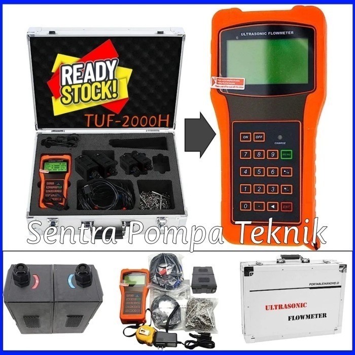 Ready Stock Ultrasonic Flow Meter Tuf-2000H Digital - Flow Meter Ultrasonic