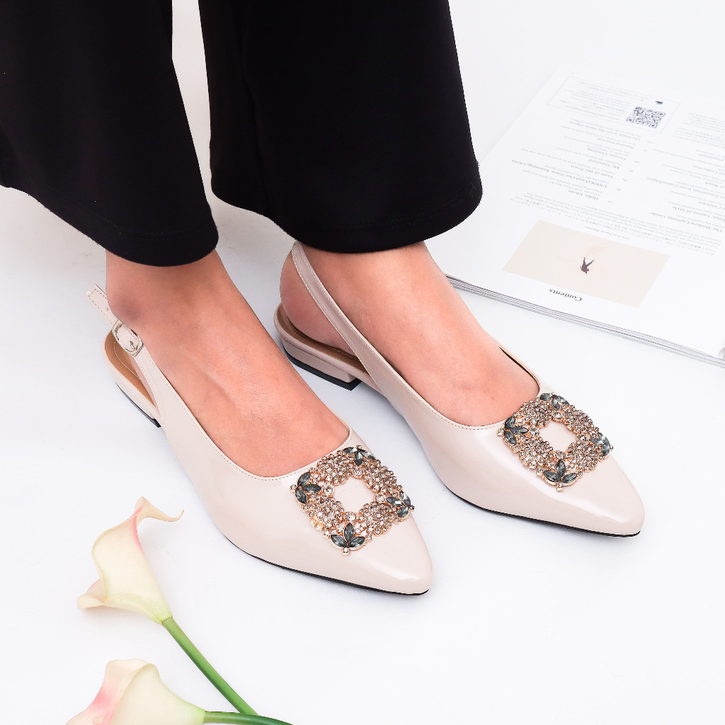 High Heels Wanita // Green Love Sepatu Heels ANASTASIA - Elegant - Heels Korea