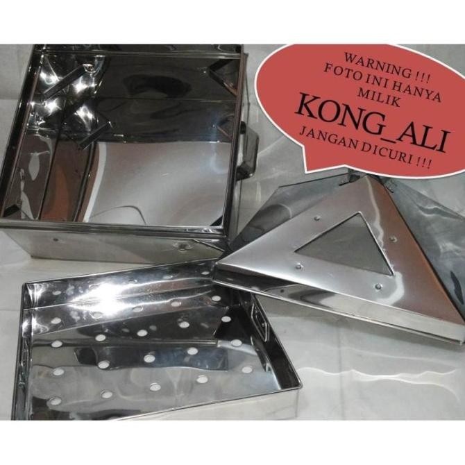 [Baru] Panci Klakat Kotak 50 Cm Steamer Kukusan 1 Sarangan Susun Set Kelakat