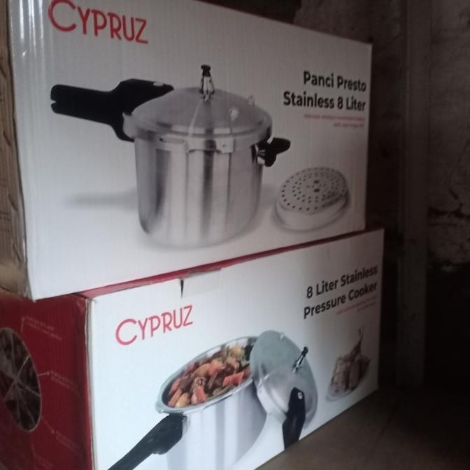 [Promo] Panci Presto Stainless Ukuran 8 Liter Merk Cyprus