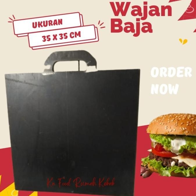 [Baru] Wajan Stainless Steel Untuk Kebab