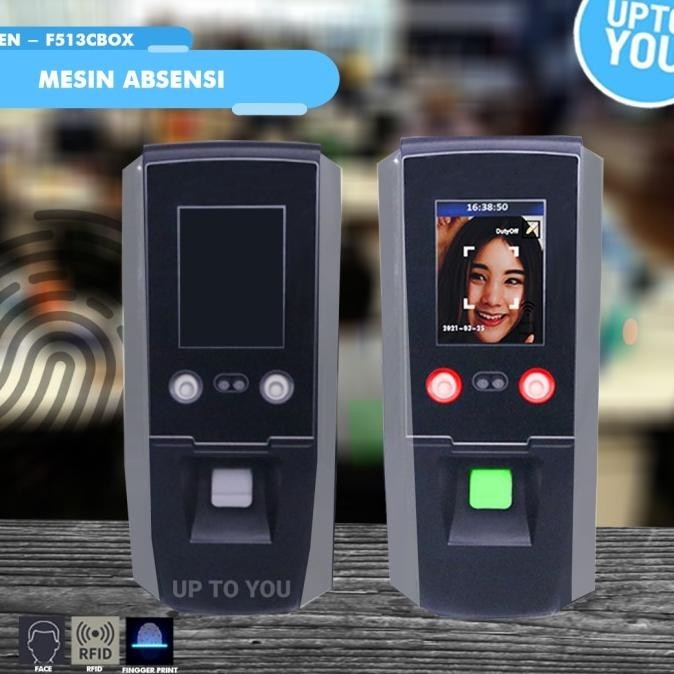 [Baru] Mesin Absensi Wajah Dan Sidik Jari-Face Attendance Finger Print F513
