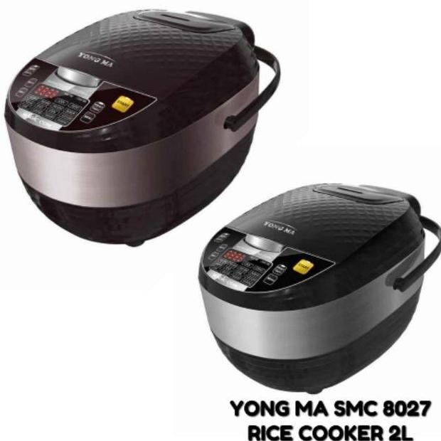 [Promo] Magic Com Yongma Anti Lengket 3 In1 Kapasitas 2 Liter 400 Watt - Black