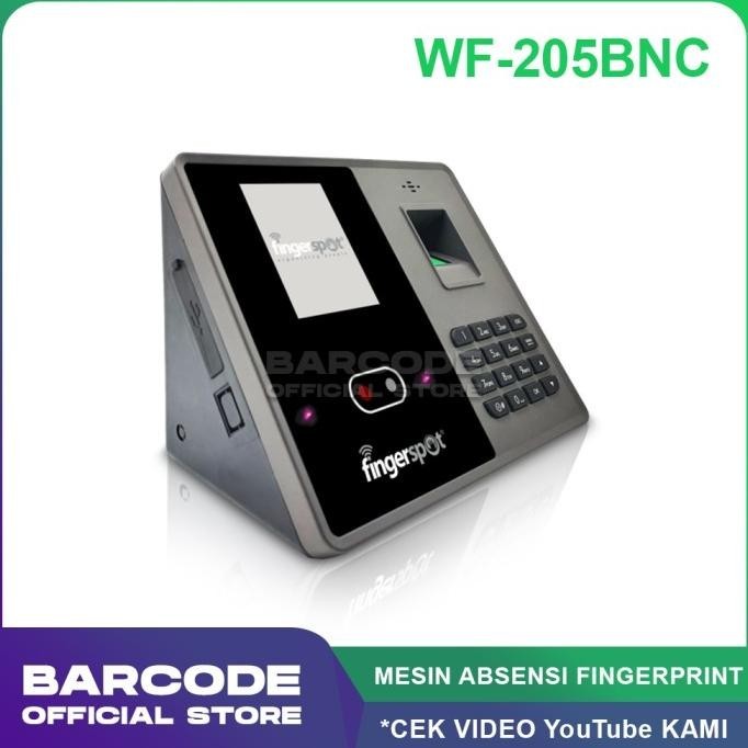 [Ready Stock] Mesin Absensi Fingerspot Revo Wf-205Bnc Fingerprint Sensor Wajah