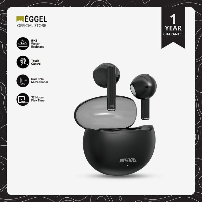 Eggel LibertyBuds 3 Air ENC Semi In Ear TWS Bluetooth Earphone Import Premium