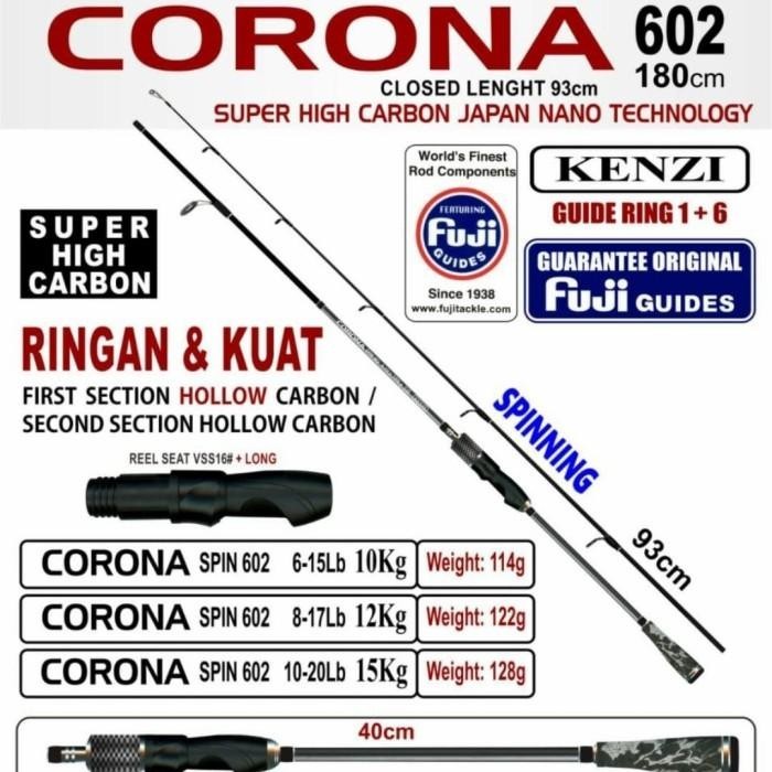 joran kenzi corona 180cm fuji ring guide Premium