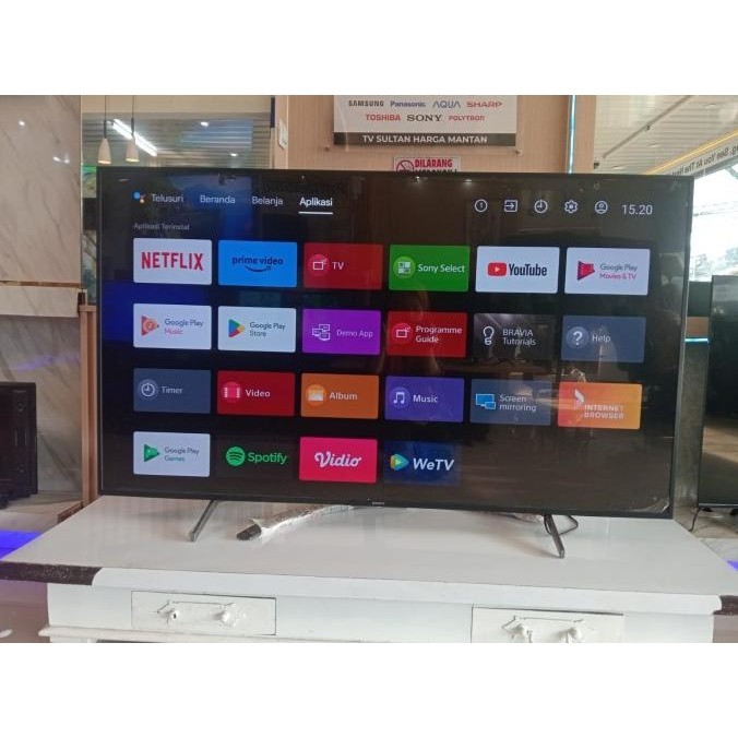 [Ready Stock] Android Tv Sony 65 Inch New Series 4K Led Hdr 10+ 4K Uhd Smart Tv Hitam