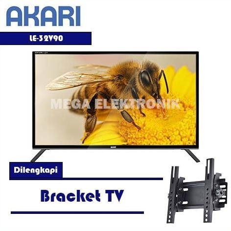 [Ready] Akari Le-32V99T2 Led 32 Inch Digital Tv Plus Bracket - Khusus Jabodet