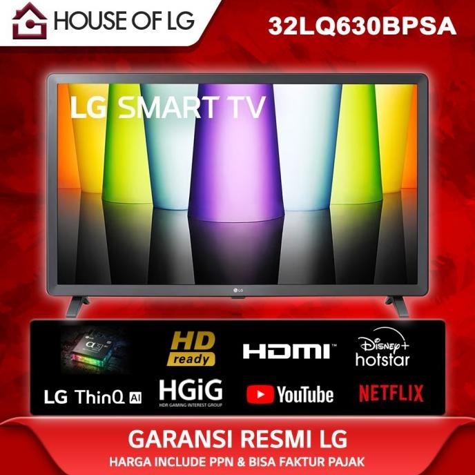 [Baru] Lg 32" Smart Tv Led 32Lq630 Smart Televisi 32Lq630Bpsa