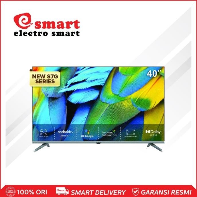 [Ready] Coocaa 40S7G Led Tv 40 Inch - Android 11.0 - Digital Tv
