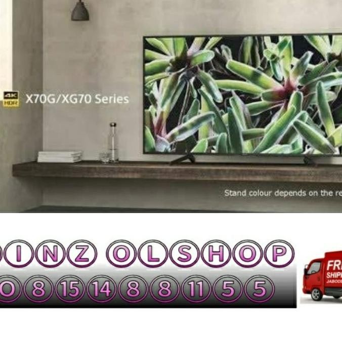 [Baru] Led Tv Sony Kd-49X7000G Smart Tv Uhd 4K Triluminos 49X7000G