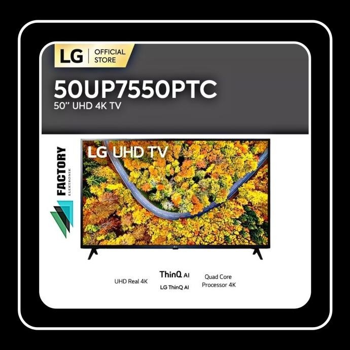 [Best Quality] Lg 50Up7550 Smart Tv Uhd 4K Ai Thinq 50 Inch 50Up7550Ptb 50Up