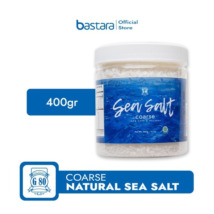 

G80 Garam Laut Ala Kasar Coarse Natural Sea 400Gr