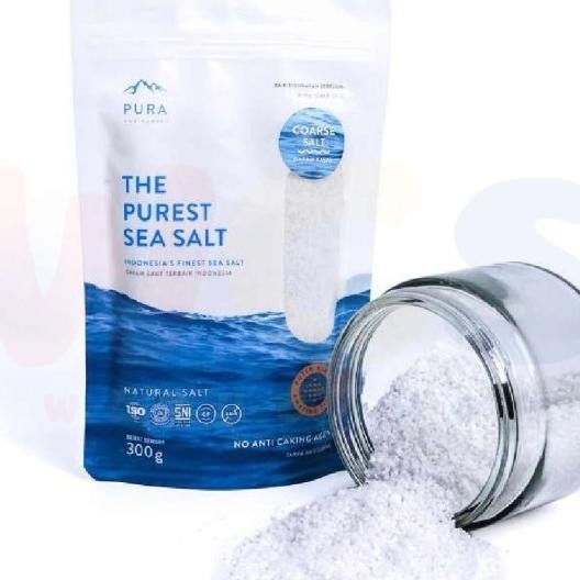 

Pura Purest Natural Coarse Sea Gluten Free 300G - Garam Laut