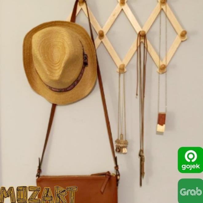Gantungan Baju Kayu Lipat / Wall Hanger / Hanger Kayu / Stand Hanger Kirataso