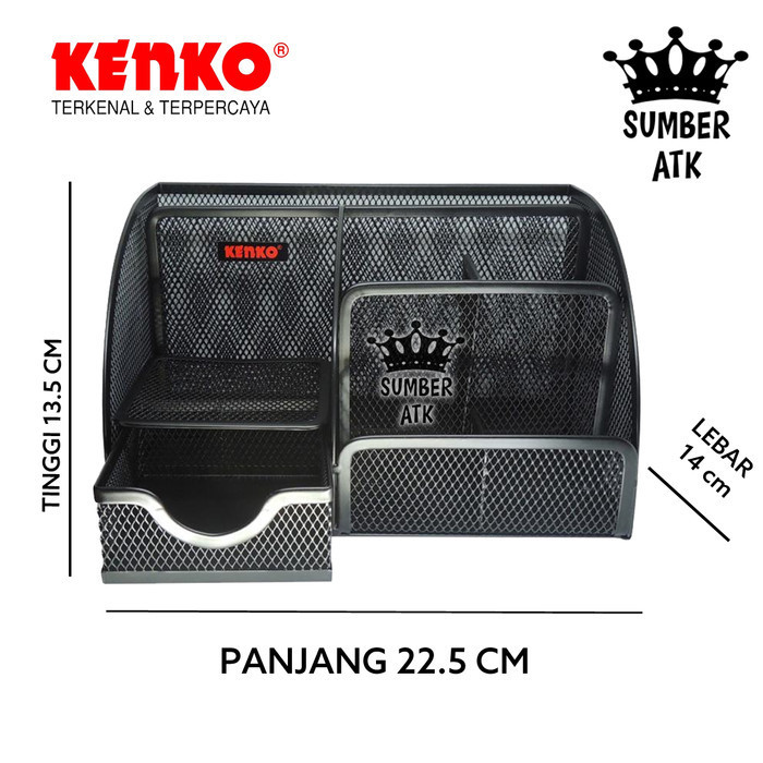 

DESK SET MDS-204 MESH WIRE ( TEMPAT ALAT TULIS JARING )
