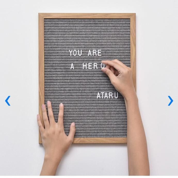 

HARGA DISC - Papan letter board informasi dinding & meja 30x40 cm