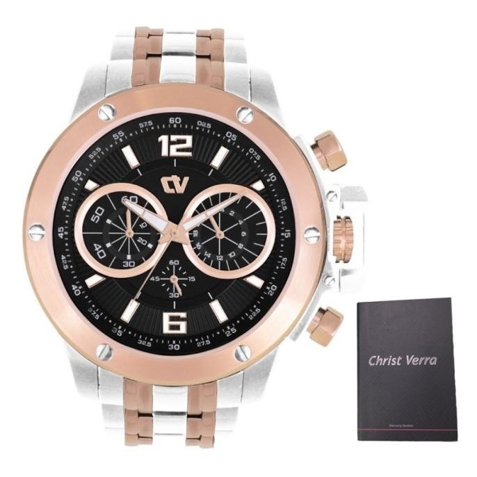 [Baru] Jam Tangan Pria Christ Verra Cv C80257G-14 Blk Original