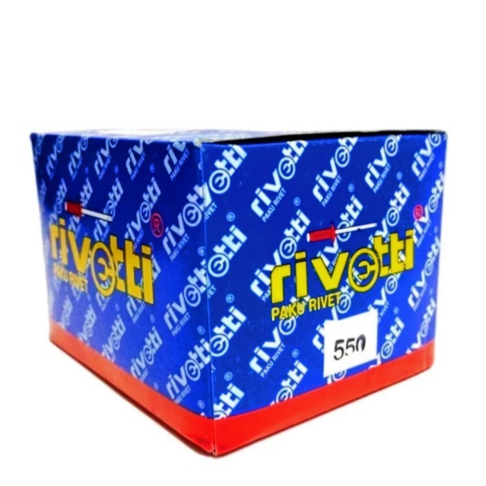 Paku Rivet Rivetti 550 Warna:Hitam/Putih/Coklat 4mm x 12.7mm - 1000pcs K02