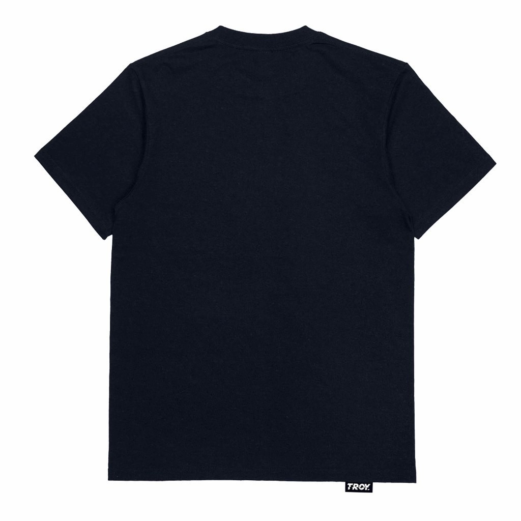 Troy Company T-shirt Blue Navy Gorillaz - Kaos Lengan Pendek Kaos Biru Navy MTD 2511