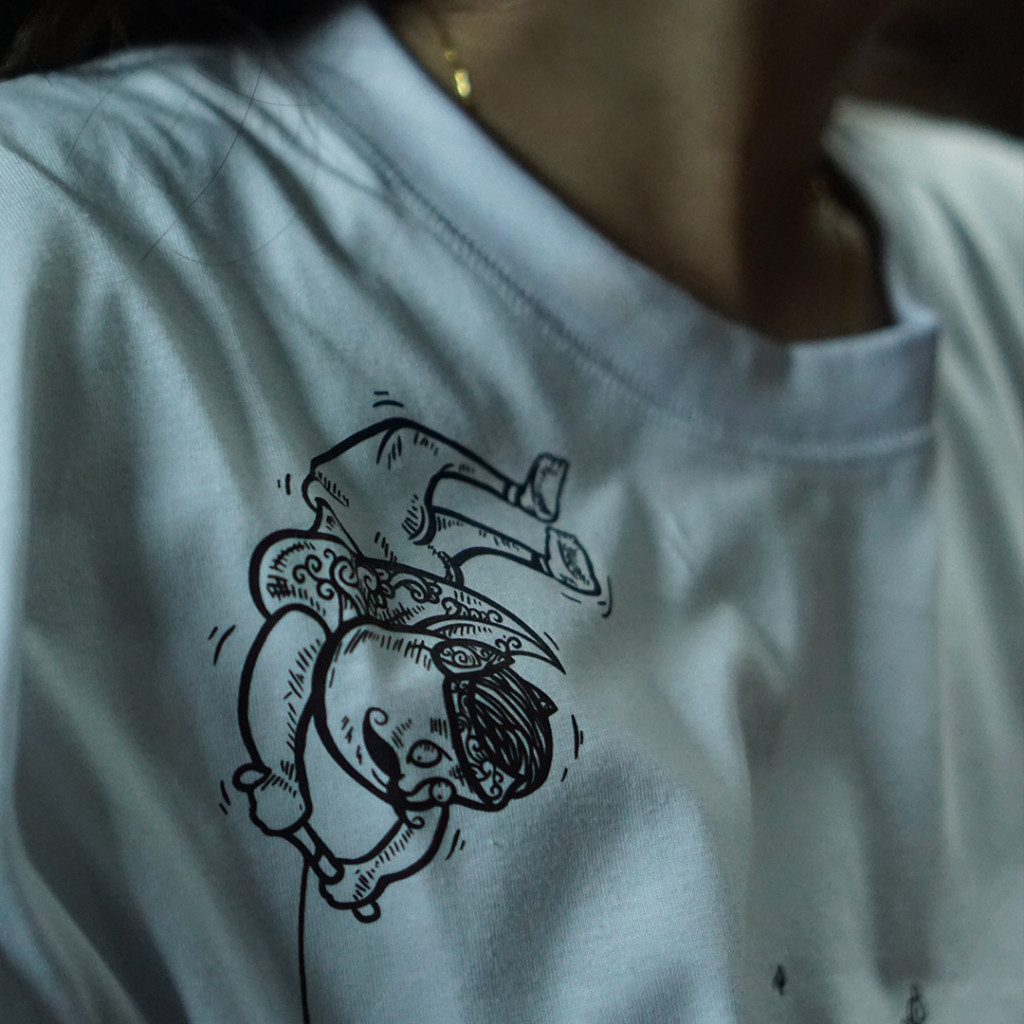 Troy Company Kaos Pria Lengan Pendek Putih - Gatot Kaca Dewadaru Tshirt White MTD 2370
