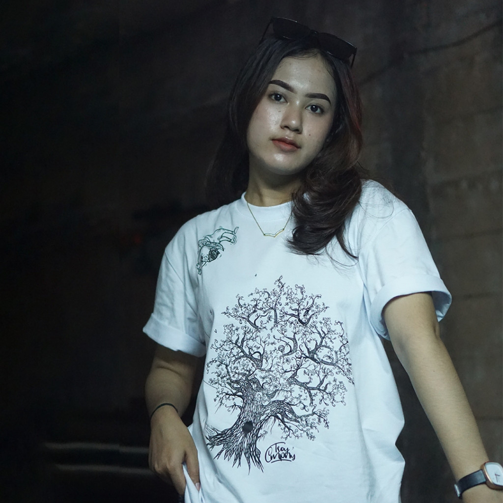 Troy Company Kaos Pria Lengan Pendek Putih - Gatot Kaca Dewadaru Tshirt White MTD 2370