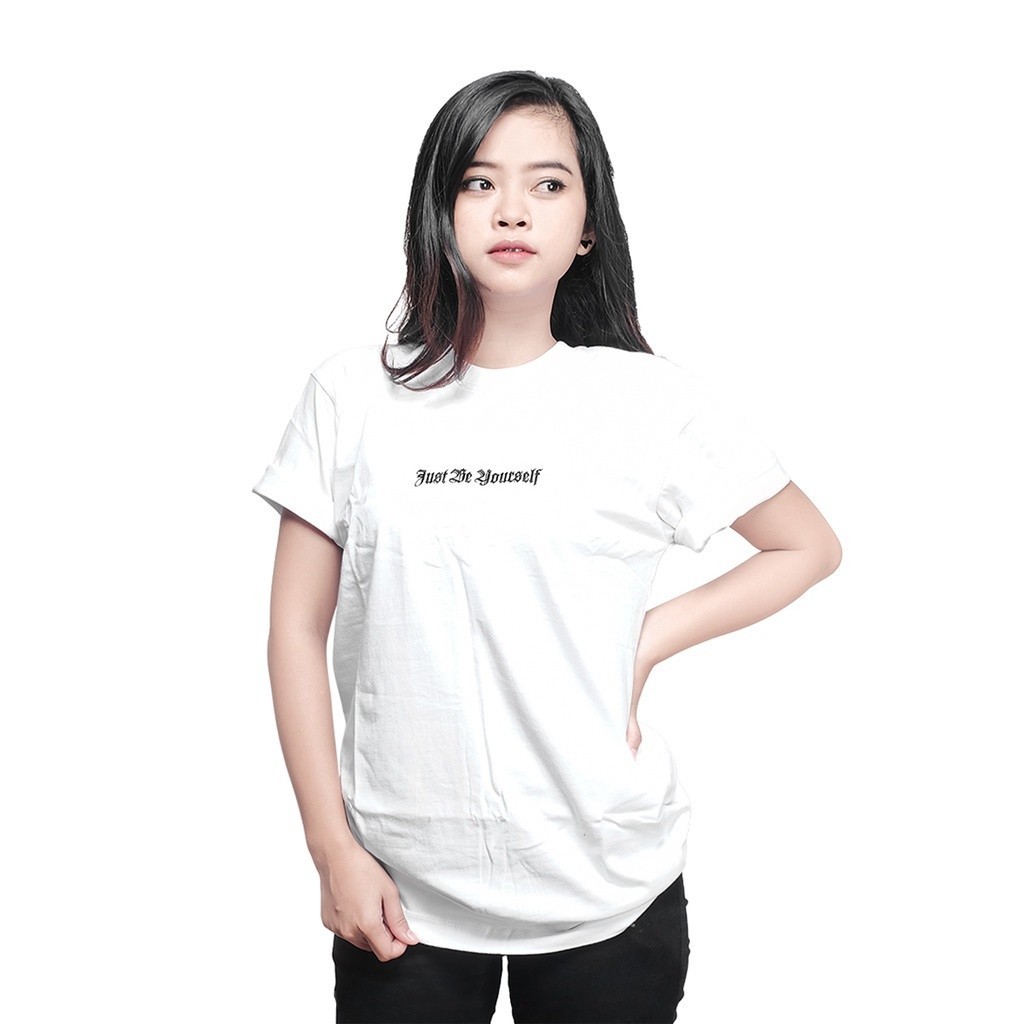 Troy Company Kaos Pria Lengan Pendek Putih - Be Yourself Tshirt White MTD 1519