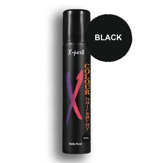 Xpert Original Cat Rambut Semprot Sementara Warna Black